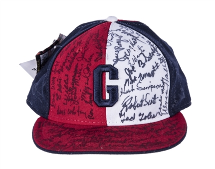 Incredible Homestead Grays Hat Signed by 70+ Former Negro League Players (JSA)